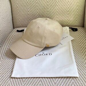 NWT CHORD Cap - Khaki Organic Cotton Stretch Twill